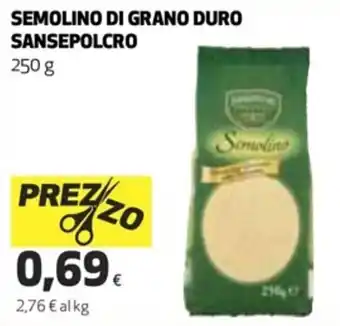 Sansepolcro Semolino di Grano Duro 250 g