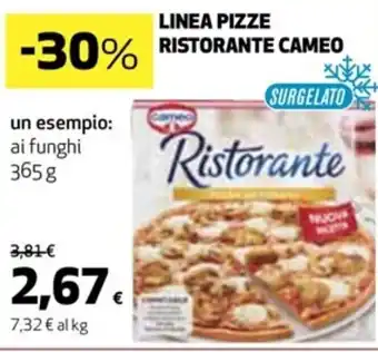 Coop Cameo Linea Pizze Ristorante ai funghi 365 g offerta