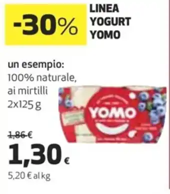 Coop Yomo Linea Yogurt 2 x 125 g offerta