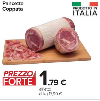 Carrefour Pancetta Coppata offerta