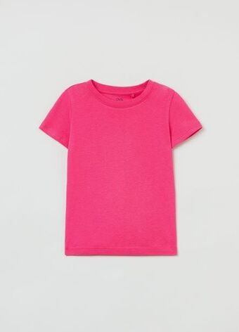 T-shirt girocollo in cotone