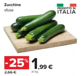 Carrefour Zucchine sfuse offerta