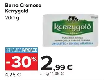 Carrefour Kerrygold Burro Cremoso 200 g offerta