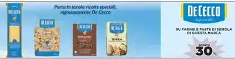 Coop De Cecco Su Farine E Paste Di Semola Di Questa Marca offerta