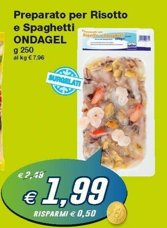 Prix Quality Ondagel Preparato Per Risotto E Spaghetti offerta