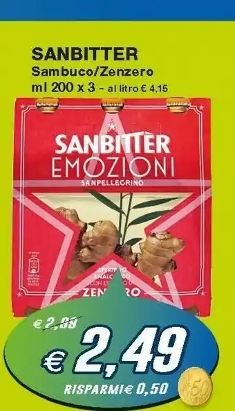 San Pellegrino Sanbitter Sambuco