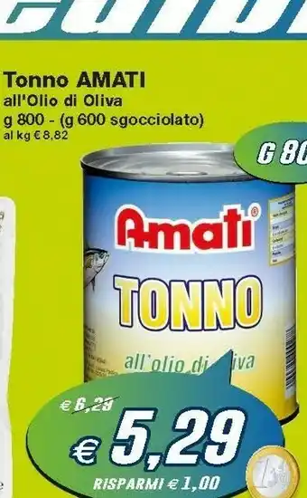 Prix Quality Amati - Tonno All'Olio D'Oliva offerta