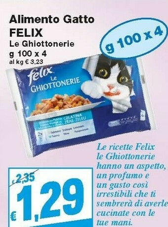 Prix Quality Purina Alimento Gatto Felix offerta