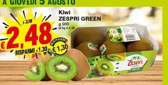 Prix Quality Zespri Kiwi Green offerta