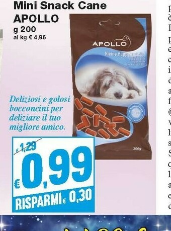 Prix Quality Apollo Mini Snack Cane offerta