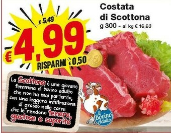 Prix Quality Costata Di Scottona offerta