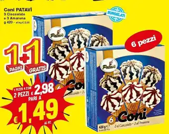 Prix Quality Kinder Patavi Coni offerta