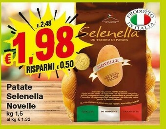 Prix Quality Selenella - Patate Novelle 1500 G(ml) offerta