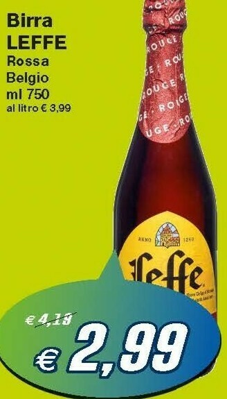 Prix Quality Leffe Birra Rossa offerta