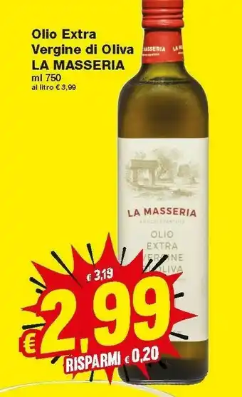 Prix Quality Mutti La Masseria Olio Extra Vergine Di Oliva offerta