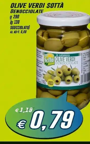 Prix Quality Sottà Sotta Olive Verdi Denocciolate offerta