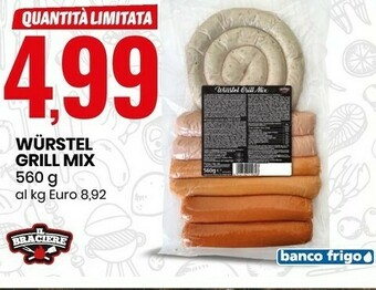 Eurospin Il Braciere Wurstel Grill Mix offerta