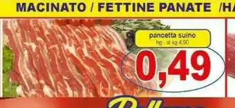 Gros Pancetta Suino offerta