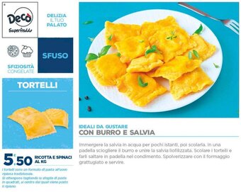 Deco Supermercati Tortelli Ricotta e Spinaci offerta