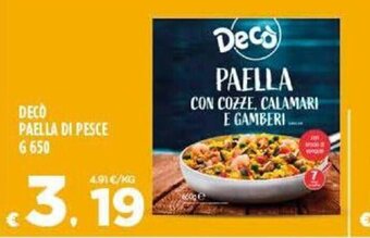 Decò Paella di Pesce g 650