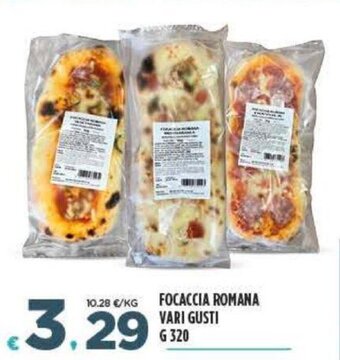 Deco Supermercati Focaccia Romana Vari Gusti g 320 offerta