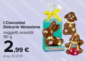 I Cioccolosi Dolcerie Veneziane soggetti assortiti 90 g