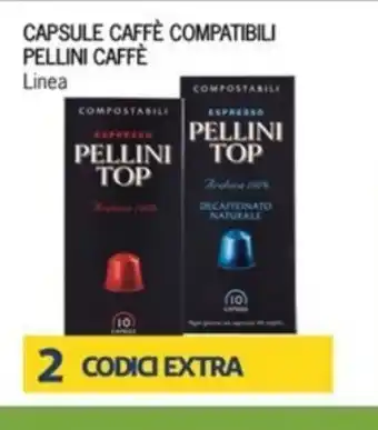 Iper Tosano Capsule Caffè Compatibili Pellini Caffè Linea offerta