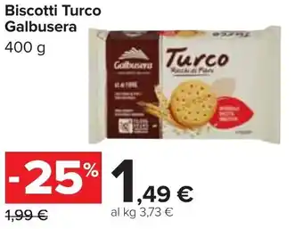 Carrefour Galbusera Biscotti Turco 400 g offerta