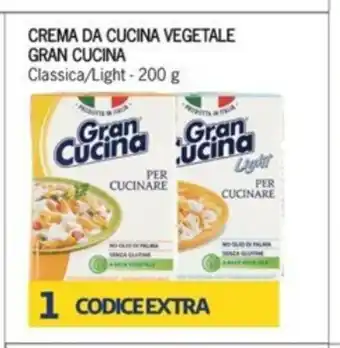 Iper Tosano Crema Da Cucina Vegetale Gran Cucina Classica / Light - 200 g offerta