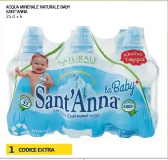 Iper Tosano Acqua Minerale Naturale Baby Sant'Anna 25 cl x 6 offerta
