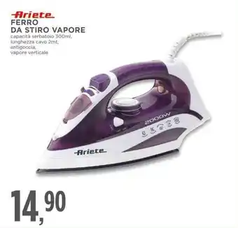 Conad Ariete Ferro da Stiro Vapore offerta
