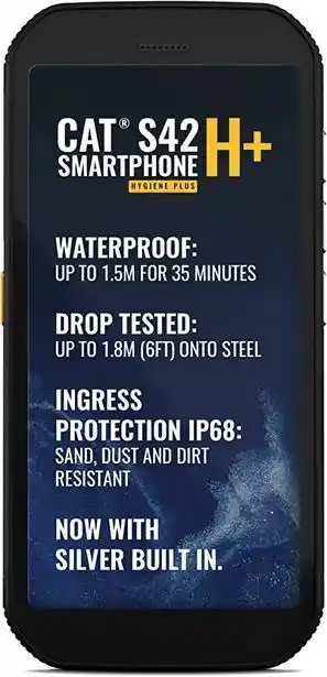 Amazon Caterpillar smartphone cat s42h+ smartphone rugged ip68/9 & mil spec 810g black 5,5" 3gb/32gb dual sim offerta