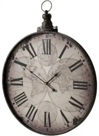 Orologio da parete con mappamondo