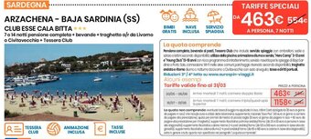 Arzachena - Baja Sardinia (SS) Club Esse Cala Bitta