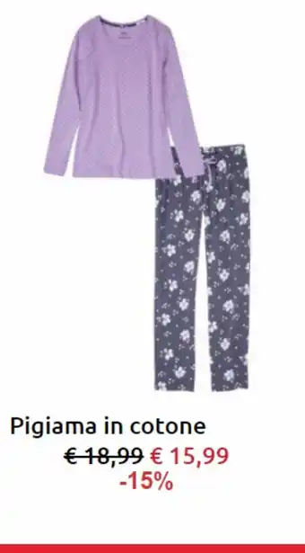 Pigiama in cotone