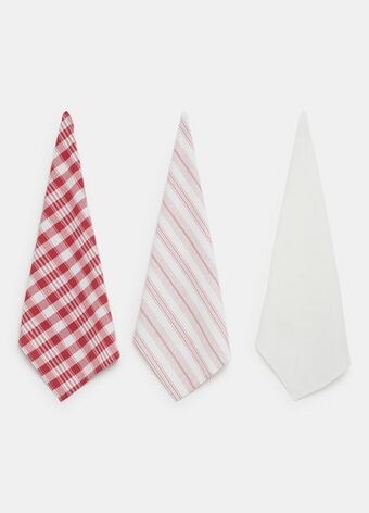 OVS Set 3 strofinacci in puro cotone offerta