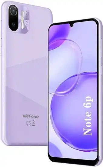 Ulefone smartphone 4g note 6p cellulare, 6.1" hd+ schermo,octa-core 3gb ram + 128gb espandibile, 8mp+5mp dual sim telefon...