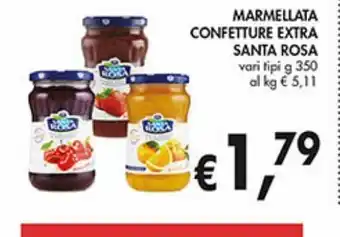 Supermercato Coal Marmellata confetture extra 350g santa rosa offerta