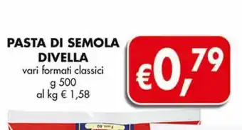 Coal City Pasta di semola divella 500g offerta