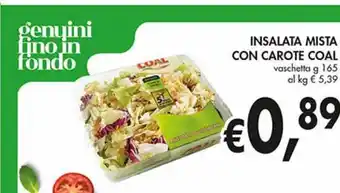 Supermercato Coal Insalata mista con carote coal offerta