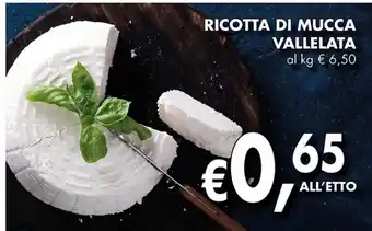 Supermercato Coal Ricotta di mucca vallelata offerta