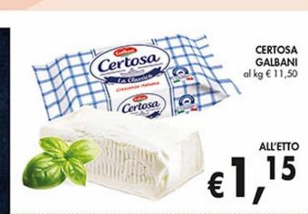 Supermercato Coal Certosa galbani offerta