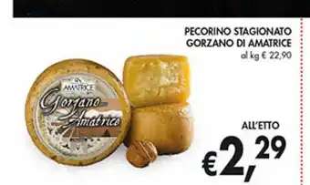 Supermercato Coal Pecorino stagionato gorzano di amatrice offerta