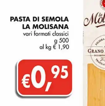 Supermercato Coal Pasta di semola la molisana 500g offerta