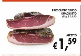 Supermercato Coal Prosciutto crudo quadrotto offerta