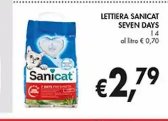 Supermercato Coal Lettiera sanicat seven days 4l offerta