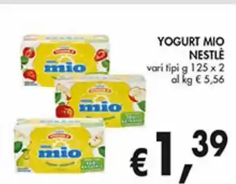 Supermercato Coal Yogurt mio nestlé 125gx2 offerta