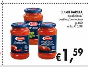 Supermercato Coal Sughi barilla 400g offerta
