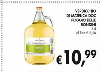 Supermercato Coal Verdiccio di matelica doc poggio delle rondini 5l offerta
