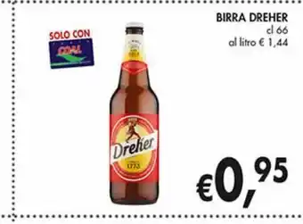 Supermercato Coal Birra dreher 66cl offerta